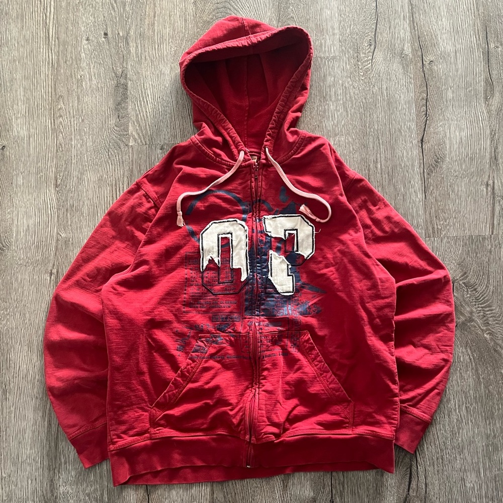 2000s Ocean Pacific Zip-Up Hoodie